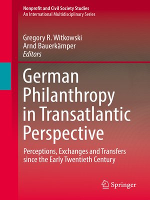 cover image of German Philanthropy in Transatlantic Perspective